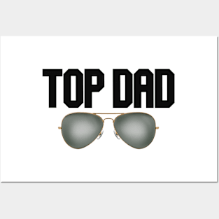 top dad glasses Posters and Art